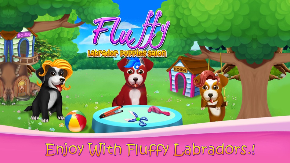 Fluffy Labrador Puppies Salon - 1.0.4 - (iOS)