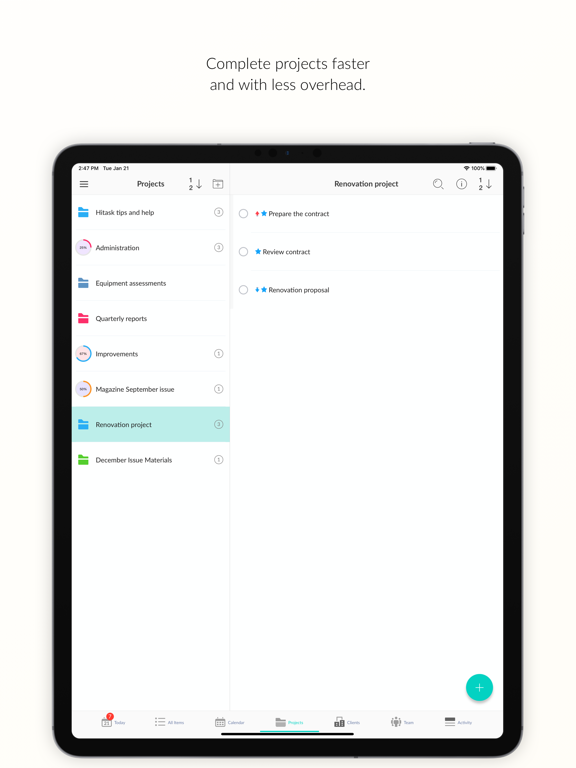 Screenshot #6 pour Hitask: Team Task Management