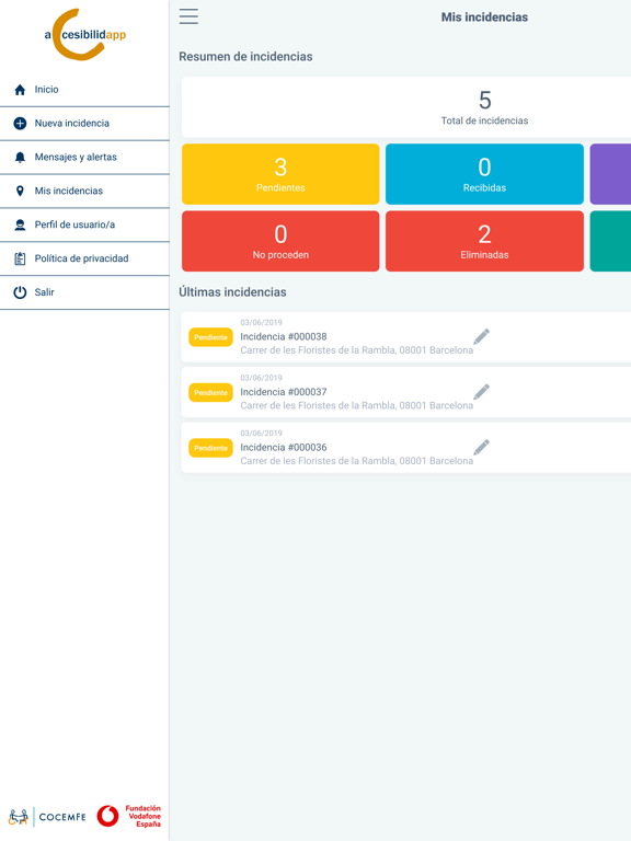 Screenshot #5 pour AccesibilidApp