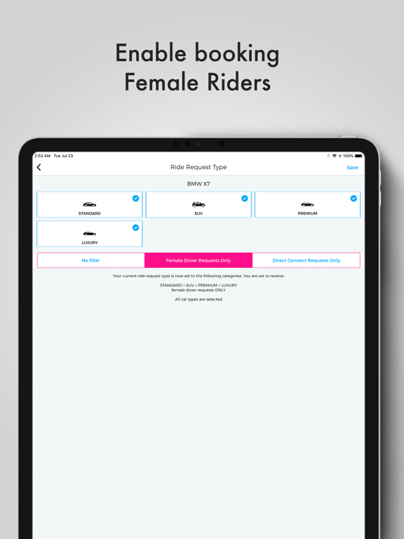 Drive Austin Non-Profit TNC iPad screenshot 3 - Travel app