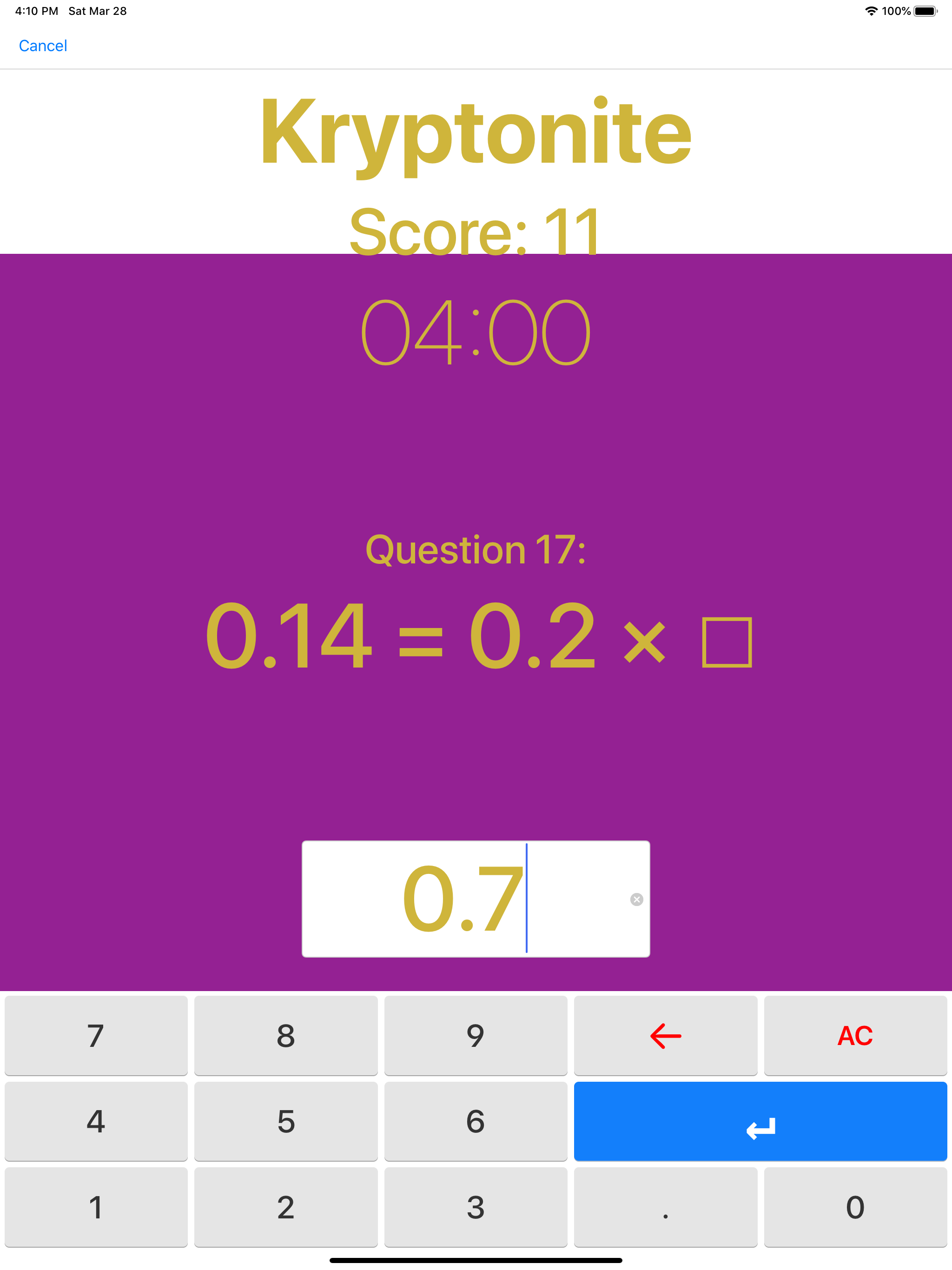 KS2 Times Tables