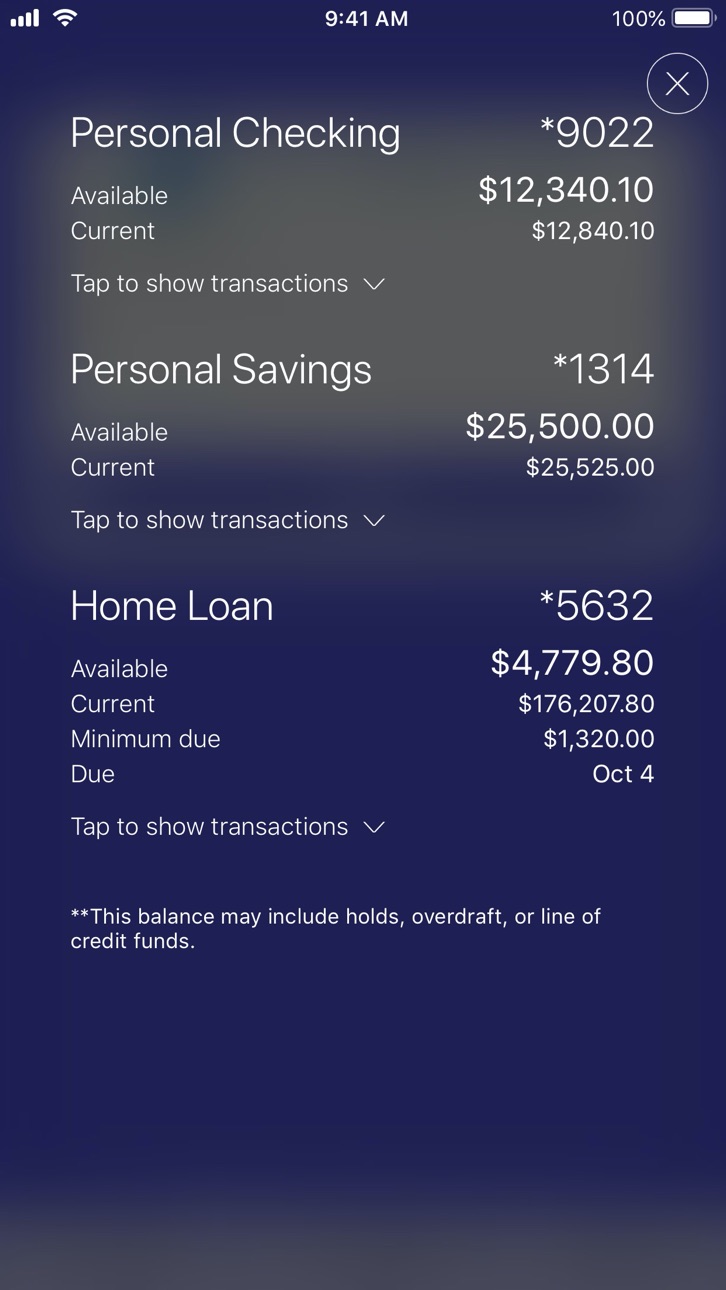iPhone screenshot