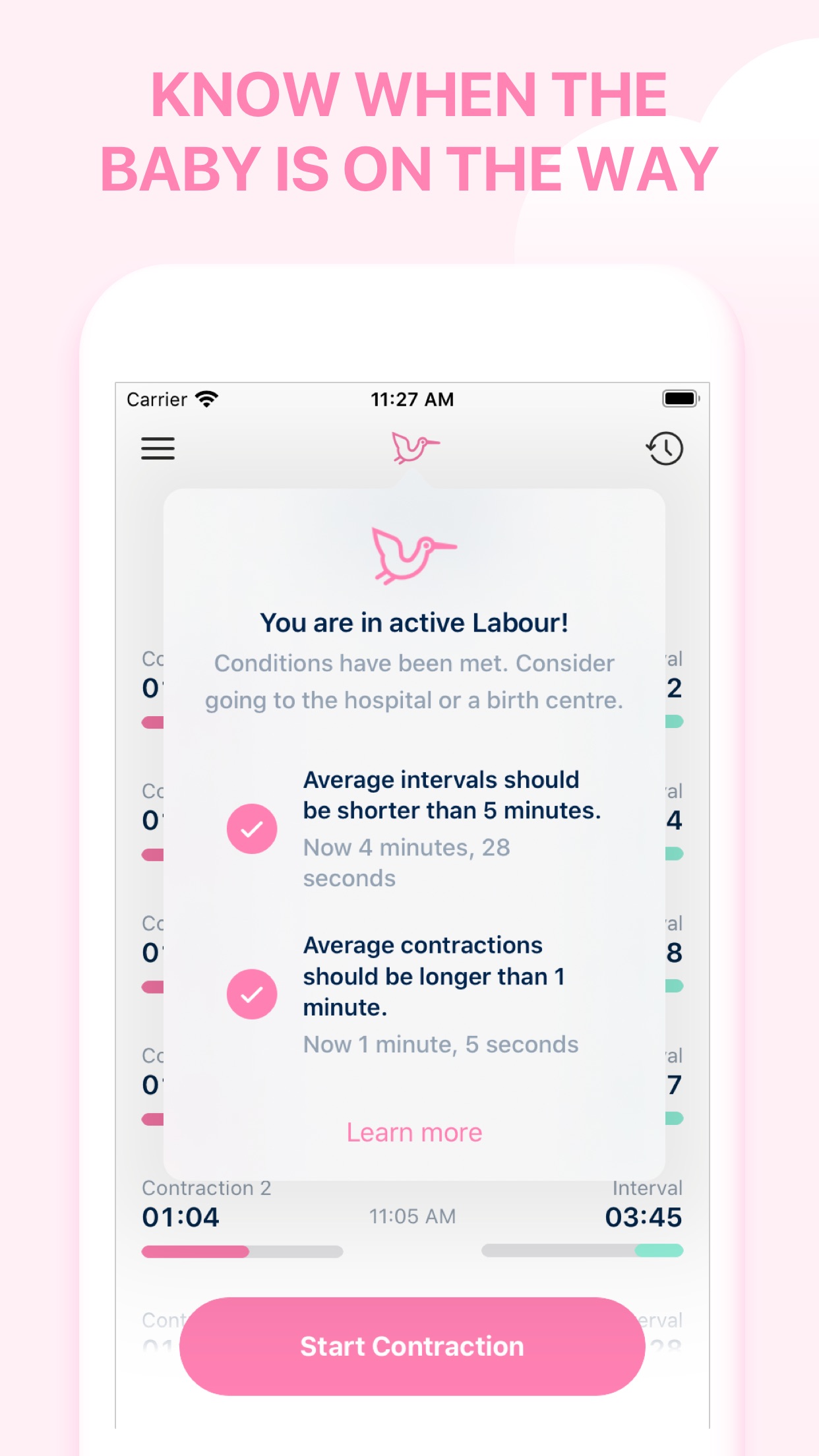 Screenshot 4 of Storky - Contraction Timer