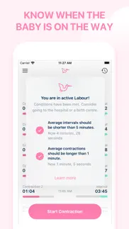 storky - contraction timer iphone resimleri 4
