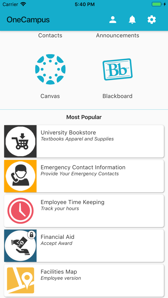 #2. OneCampus App (iOS) 由: TRANSACT COMMUNICATIONS, LLC