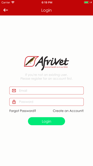 Afrivet Online Screenshot