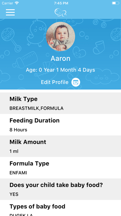 Screenshot #2 pour My Baby's Day
