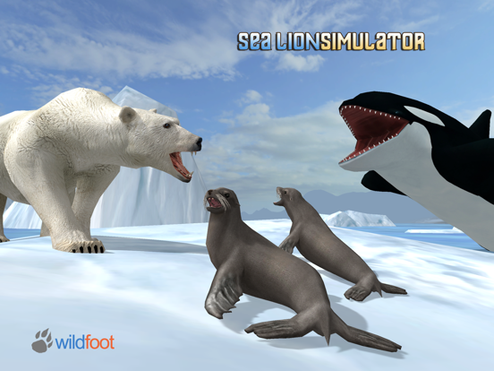 Sea Lion Simulator iPad screenshot 1 - Games app