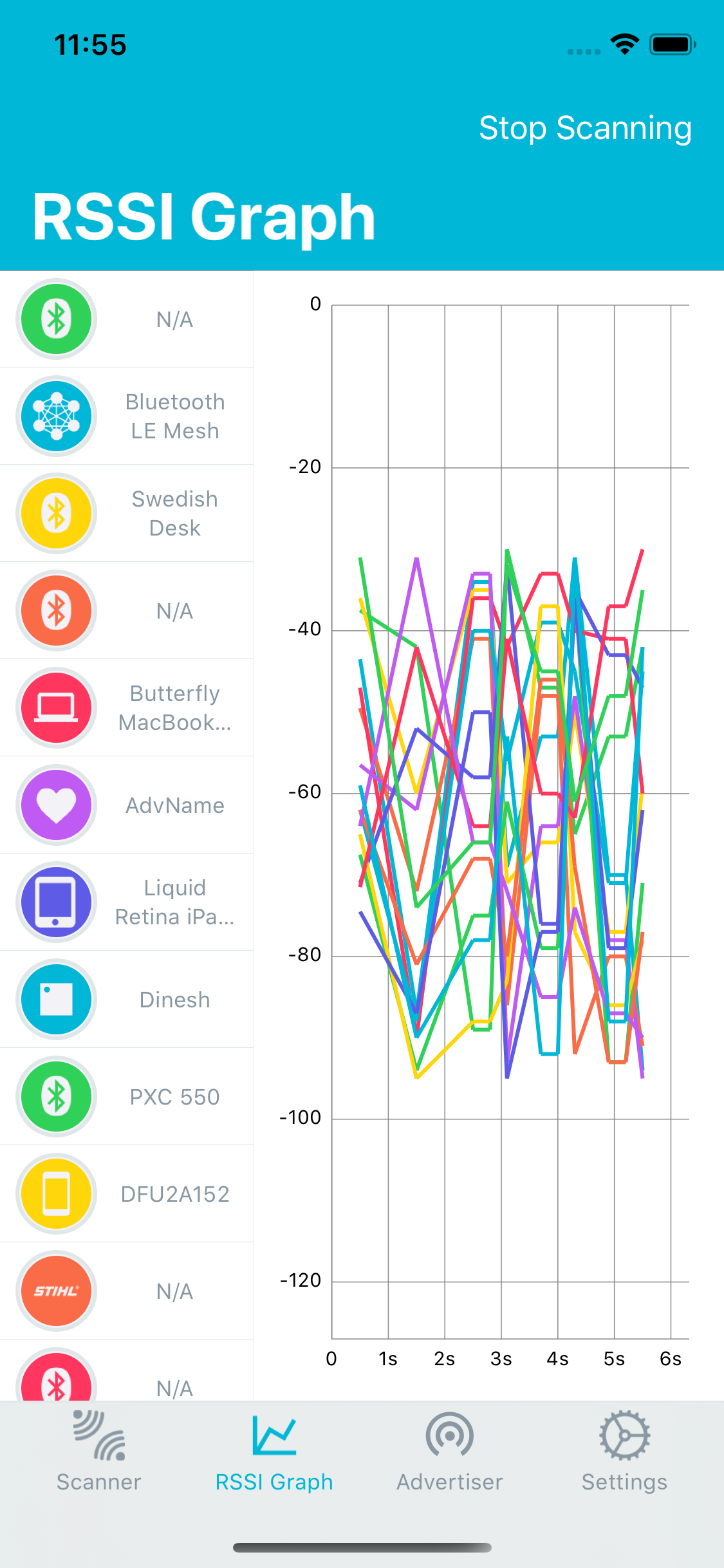 nRF Connect for Mobile screenshot 3