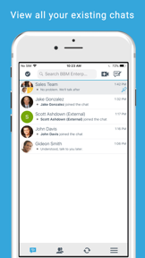 BBM Enterprise screenshot