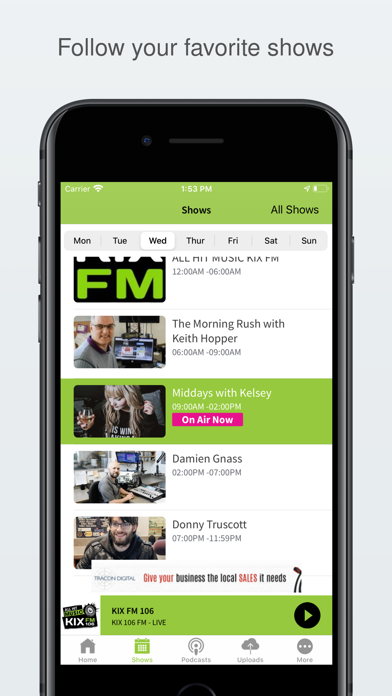 Screenshot #2 pour KIX FM 106