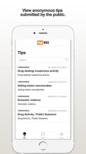 tip411 Admin screenshot 2