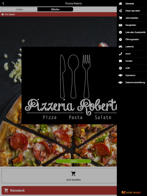 Screenshot #6 pour Pizzeria Roberta