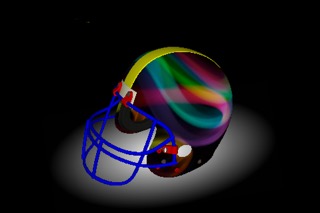 Football Helmet 3Dのおすすめ画像3
