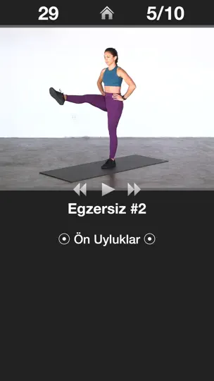 Günlük Bacak Egzersizi iPhone Ekran Görüntüsü 3