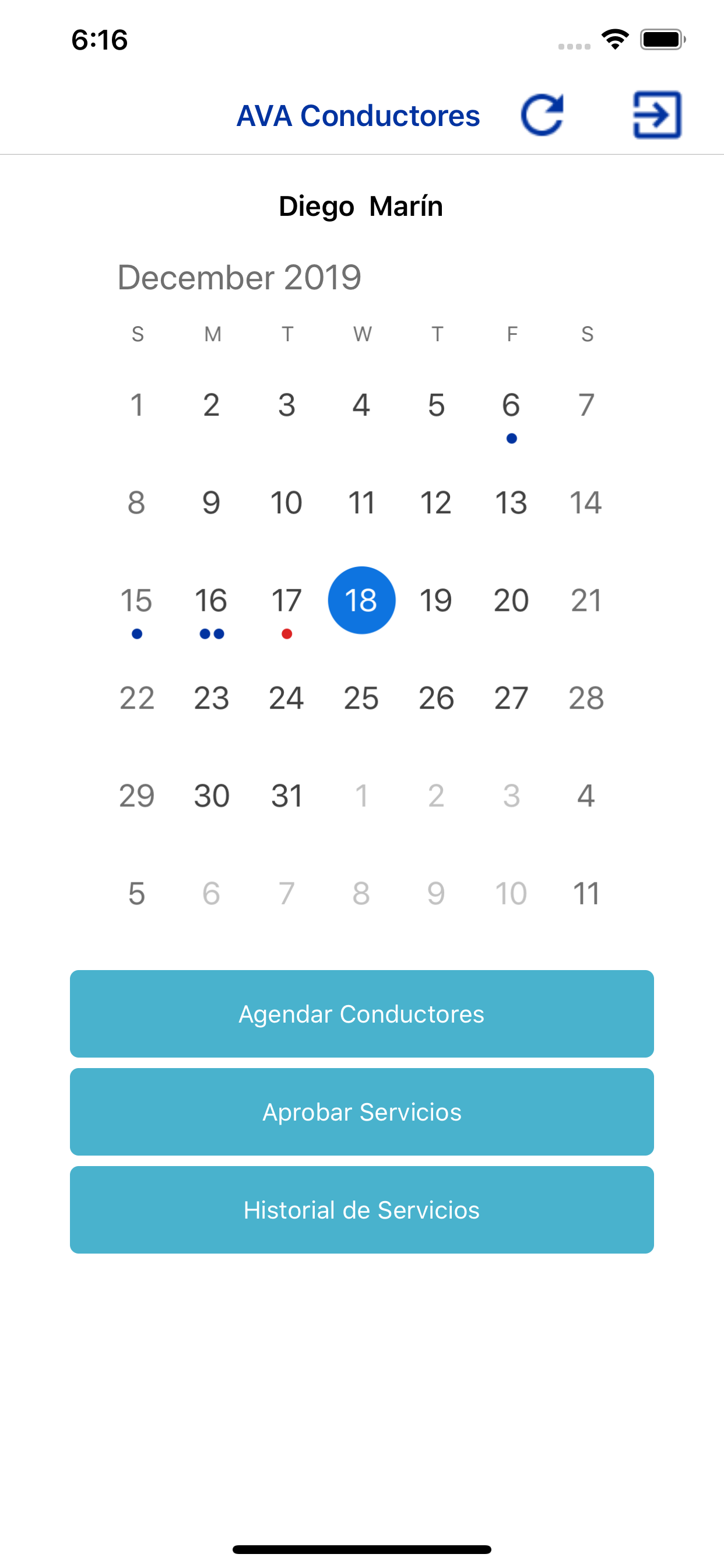 AVA Conductores screenshot 2