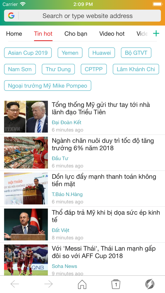 #2. SFive Browser (iOS) 作者: Viettel Telecom