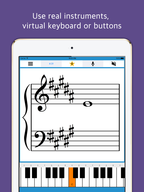 Screenshot #6 pour Learn Music Notes Piano Pro