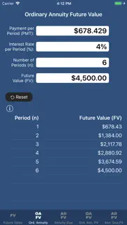 superfvcalc: fv, pv, annuities iphone screenshot 3