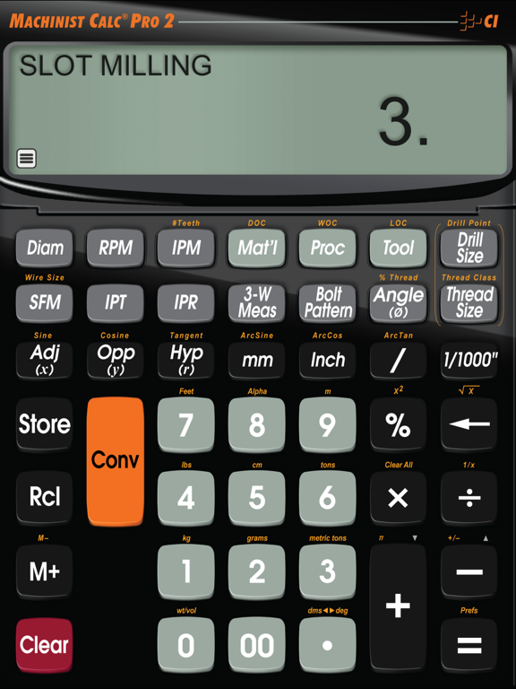 Machinist Calc Pro 2 iPad screenshot 4 - Utilities app