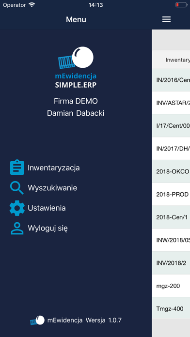 App screenshot