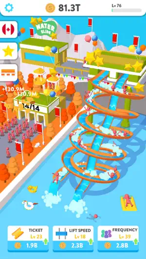 Idle Water Slide screenshot 5