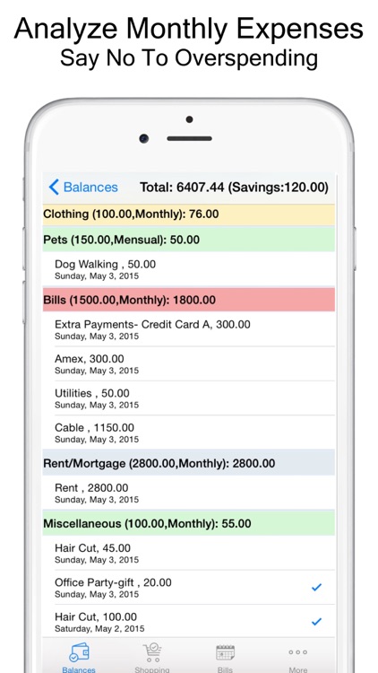 Expense Scout: Expense Planner screenshot-3