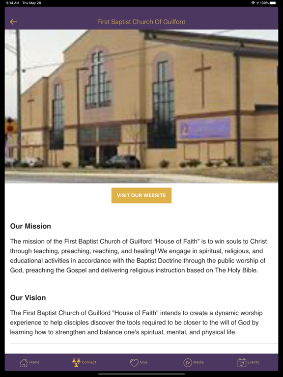 Screenshot #5 pour First Baptist Church Guilford