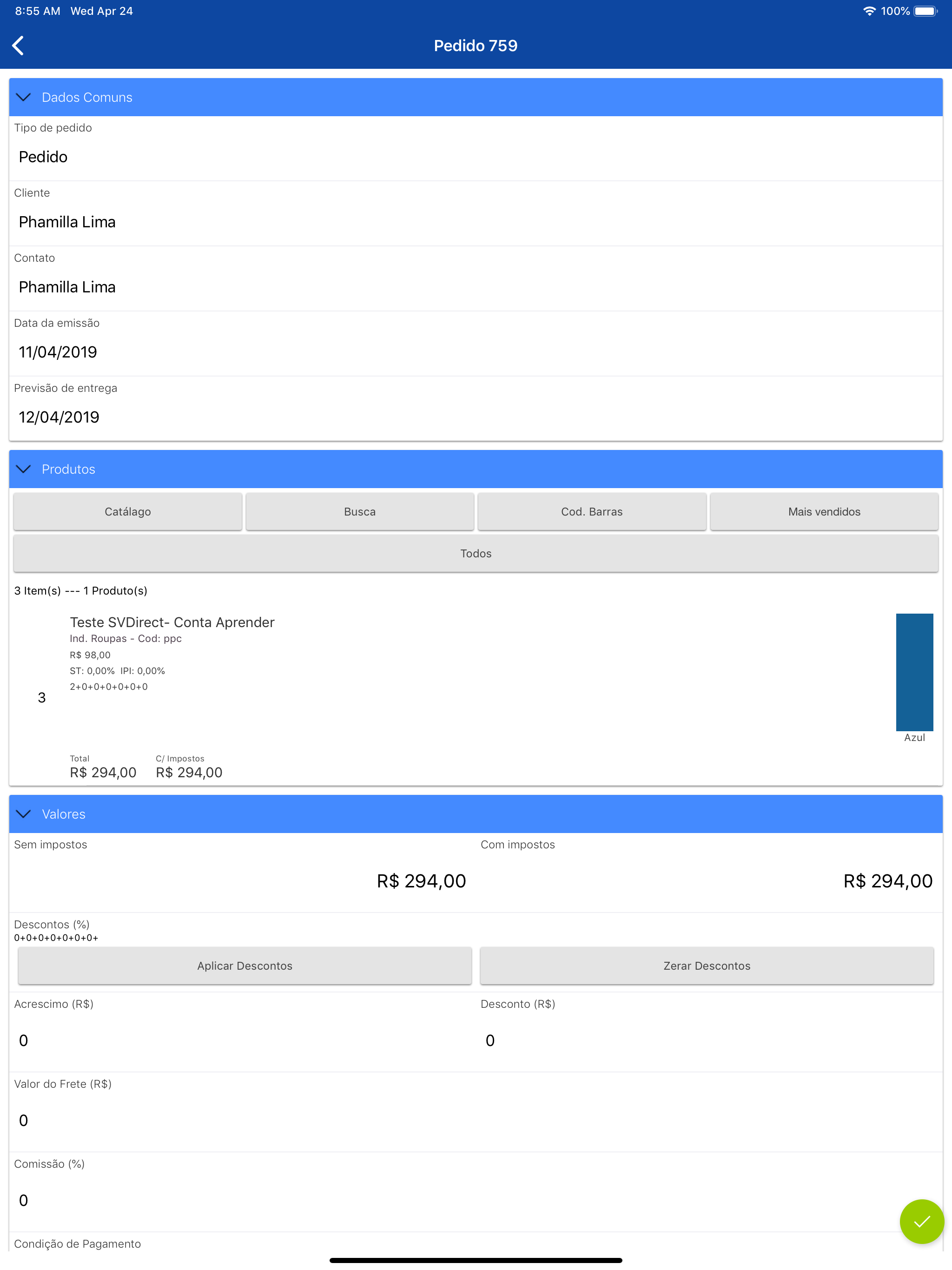SuasVendas 1.0 screenshot 8