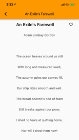 Rhyming Modern Poems Reader screenshot