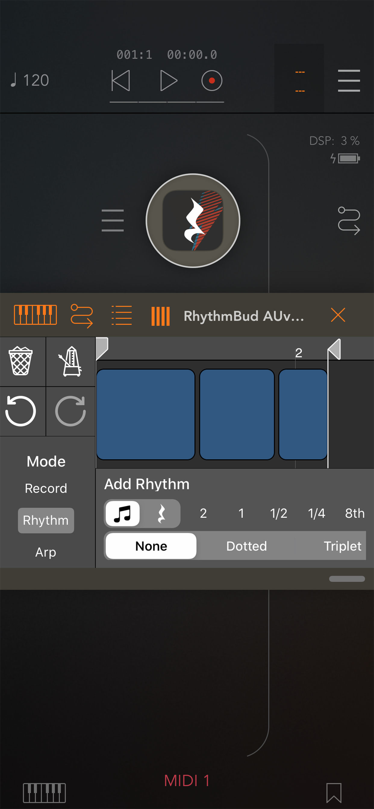 RhythmBud - AUv3 MIDI FX
