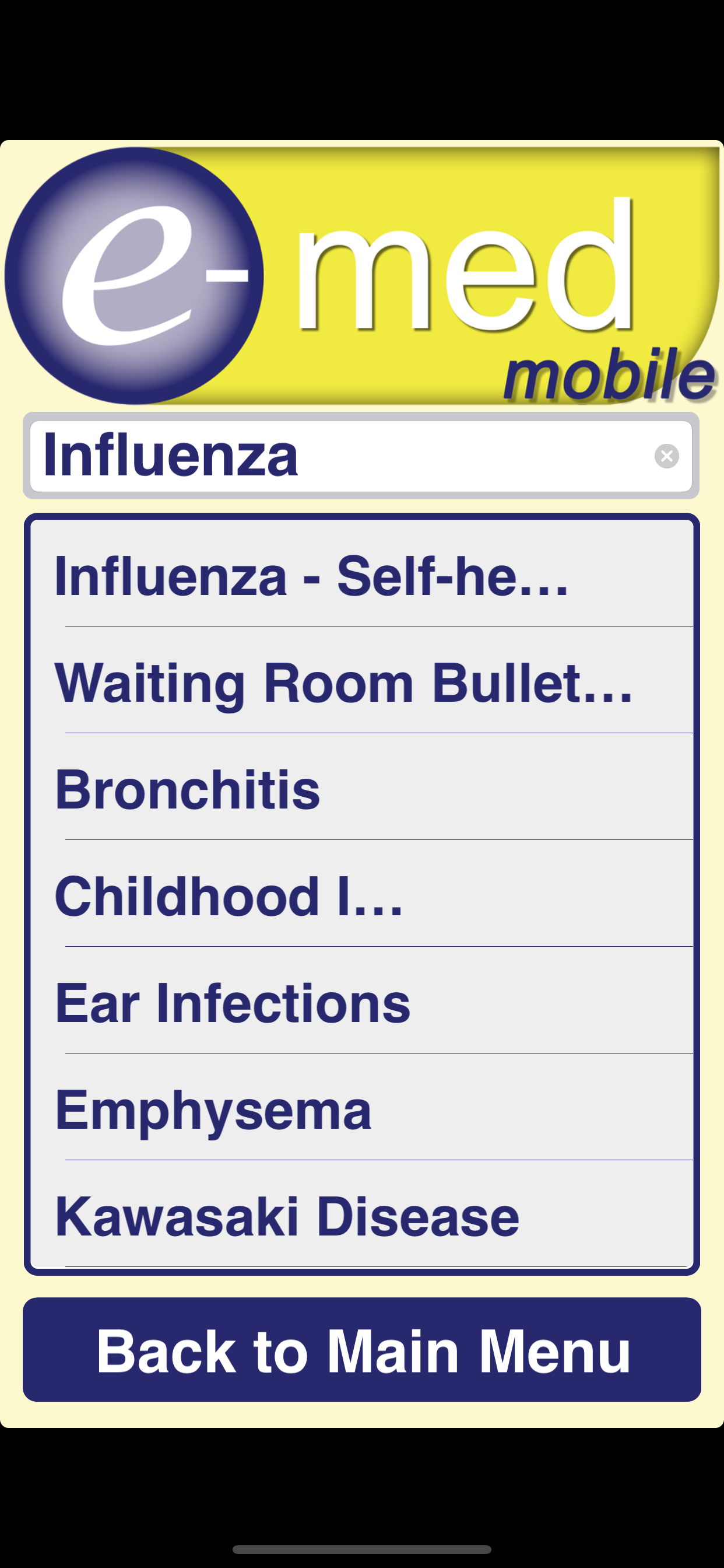 e-med Medical Dictionary