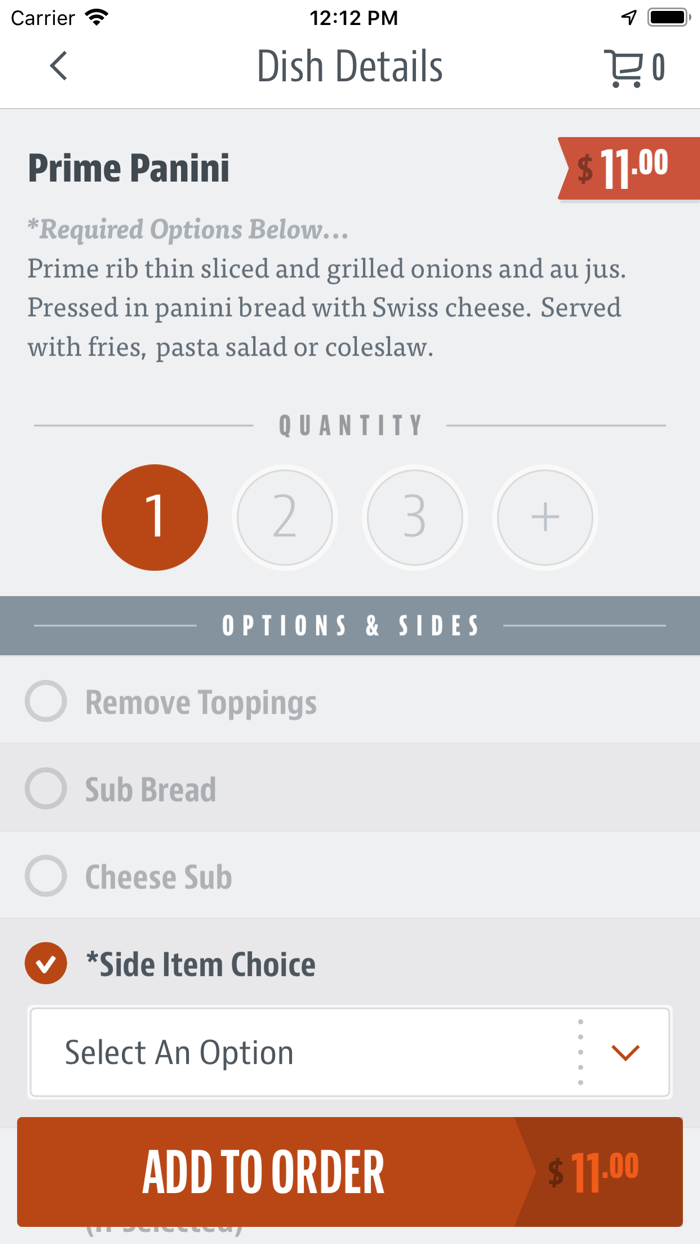 Sidelines Grille To Go