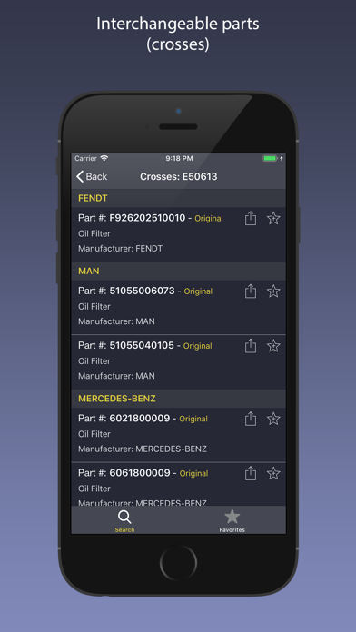 AutoParts for Mercedes Benz Screenshot