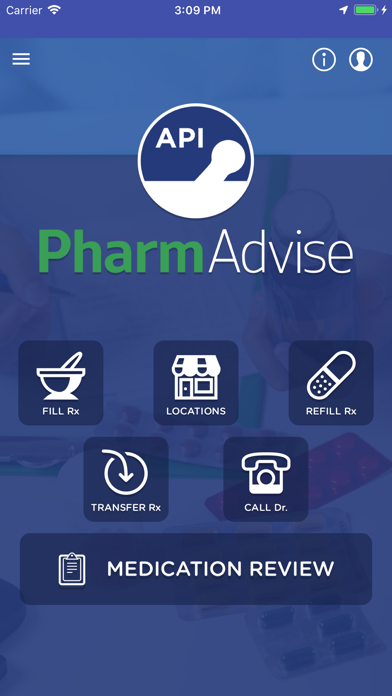 PharmAdvise Mobile App Screenshot