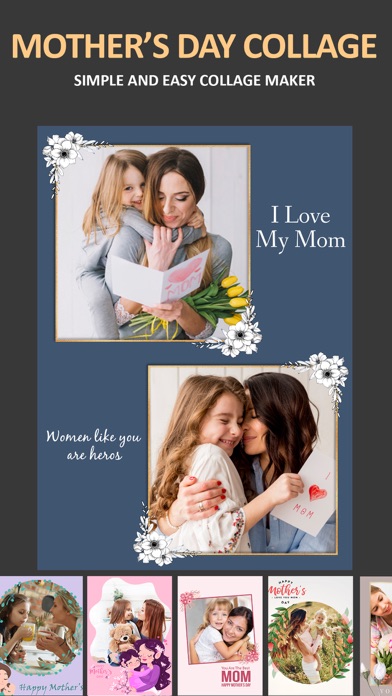 Mother's Day photo frames Card Screenshot