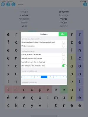 Mots Mêlés - Primaire screenshot 2