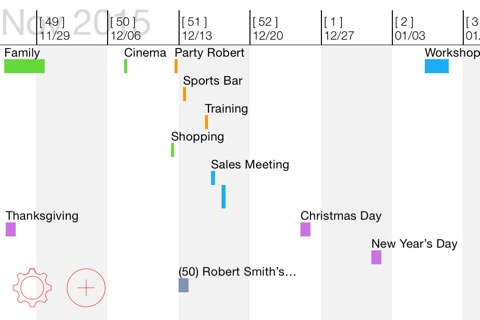 CoCoCal - タイムラインカレンダーのおすすめ画像2