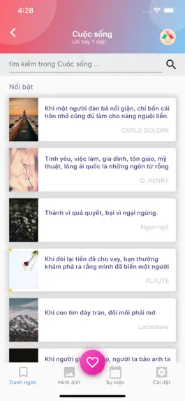 Game screenshot Danh ngôn Lời hay Ý đẹp hack