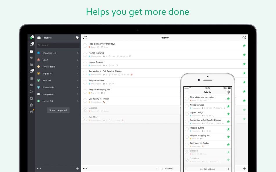 Nozbe Personal: Get tasks done - 3.22 - (macOS)