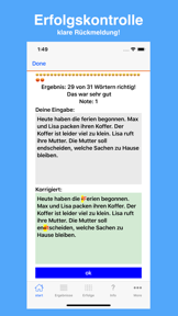 Diktat Trainer screenshot