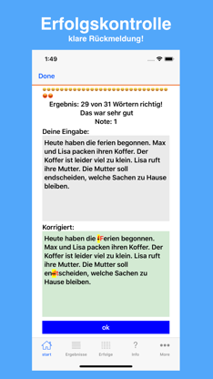 Diktat Trainer screenshot 3