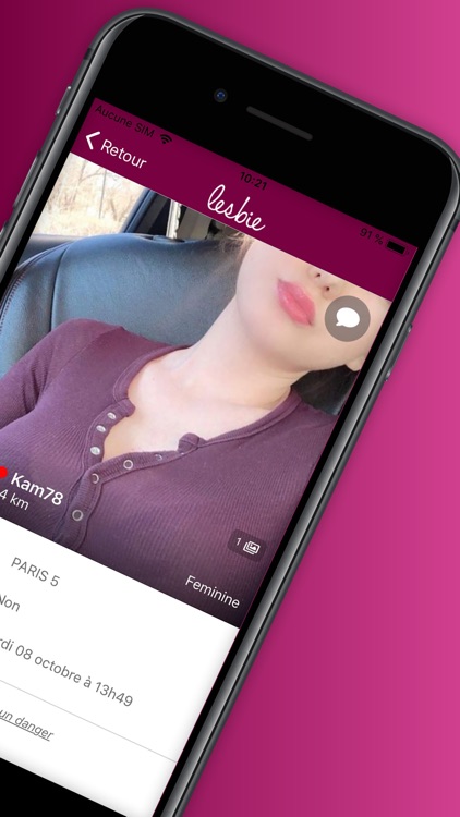 Lesbie : Rencontres lesbiennes screenshot-5