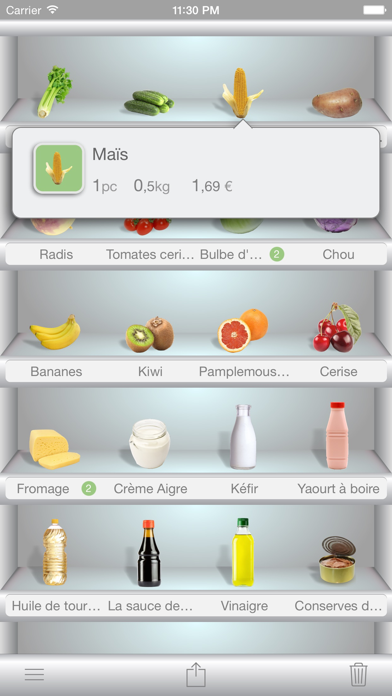 Screenshot #3 pour Frigo en poche