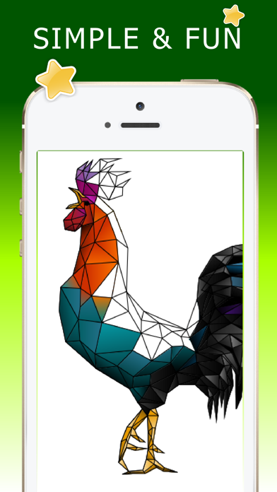 Butterfly Coloring Poly Art screenshot 3