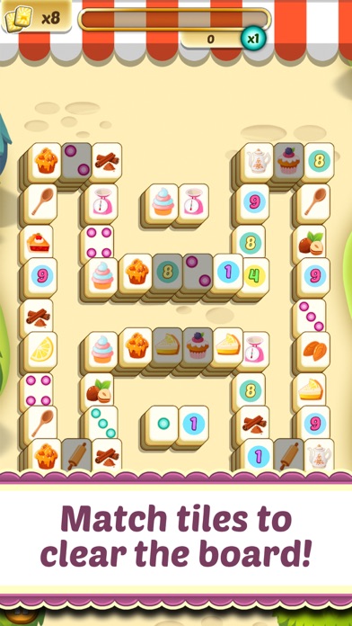 Mahjong Cupcake Bakery Puzzle Screenshot