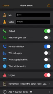 phone memos iphone screenshot 2