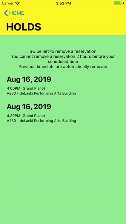 Mason Music Reservation screenshot-3