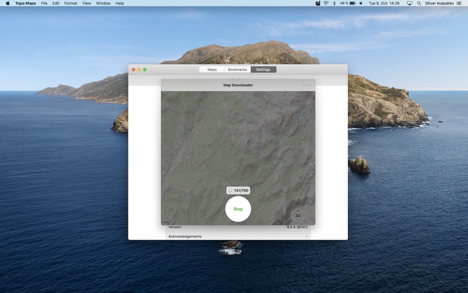#3. Topo Maps (macOS) Podle: East Studios Oy