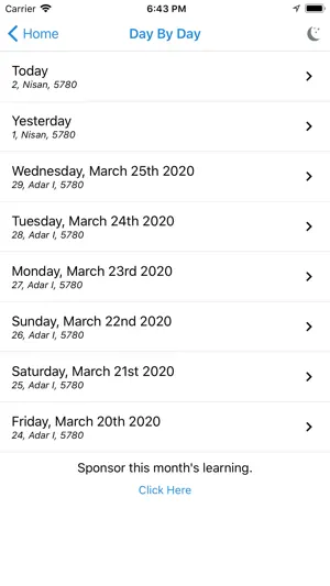 The Breslov App screenshot 1